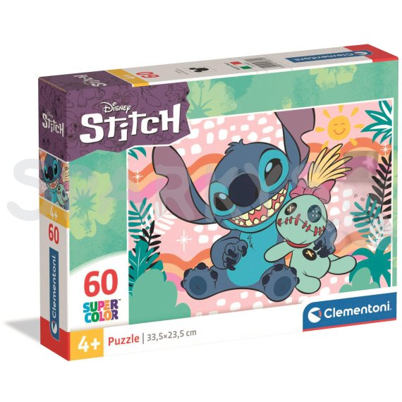 Clementoni - Puzzle 60 Stitch                    
