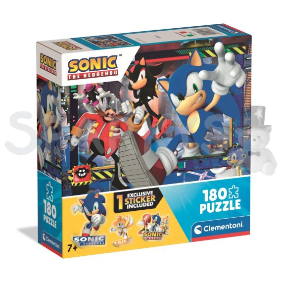 Clementoni - Puzzle 180 Sonic the Hedgehog 2                    
