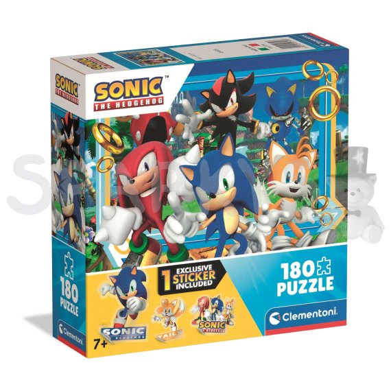 Clementoni - Puzzle 180 Sonic the Hedgehog 4                    