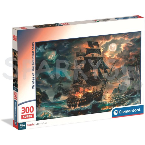 Clementoni - Puzzle 300 Piráti z prokletých moří                    