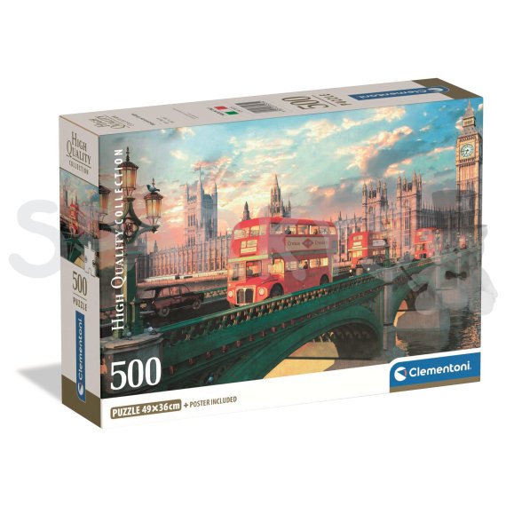 Clementoni - Puzzle 500 Westminster Bridge                    