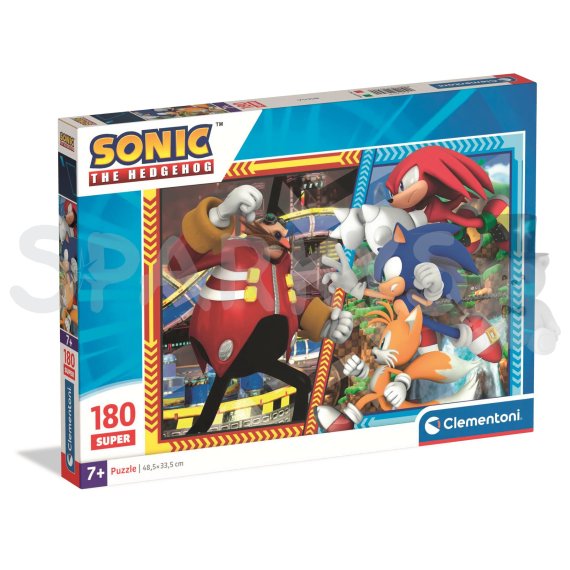Clementoni - Puzzle 180 Super Sonic the Hedgehog                    