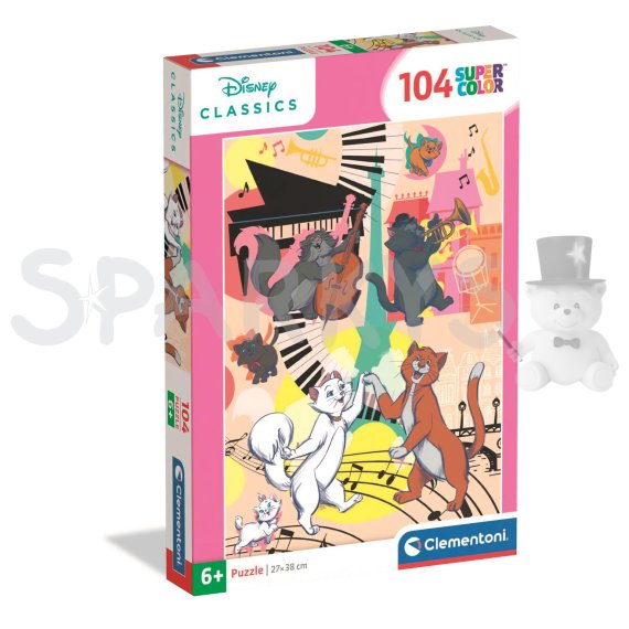 Clementoni - Puzzle 104 Aristokočky                    