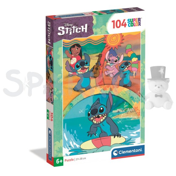 Clementoni - Puzzle 104 Disney Stitch                    