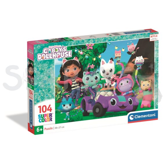 Clementoni - Puzzle 104 Gabby a její domeček - 2                    