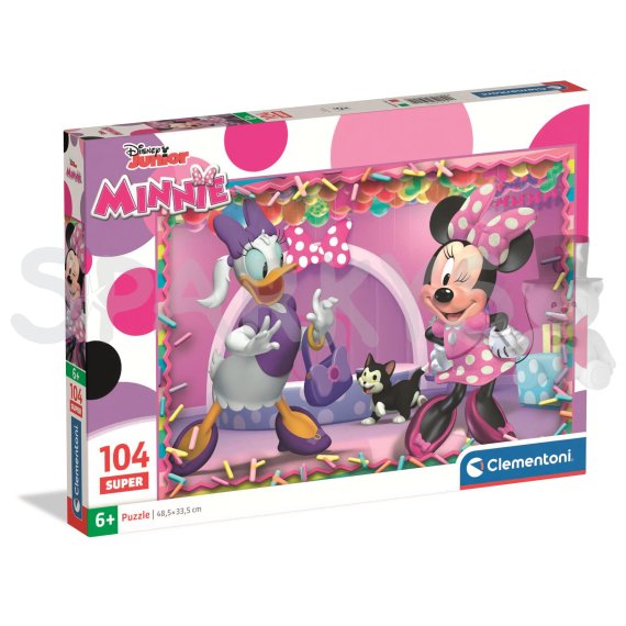 Clementoni - Puzzle 104 Super Minnie                    