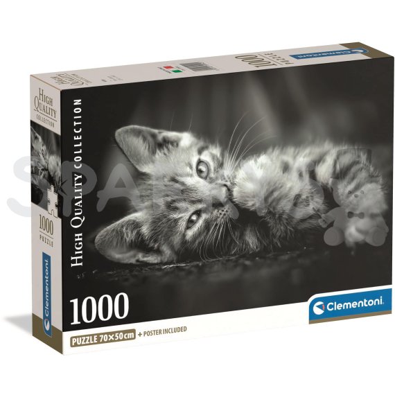 Clementoni - Puzzle 1000 Kočička                    