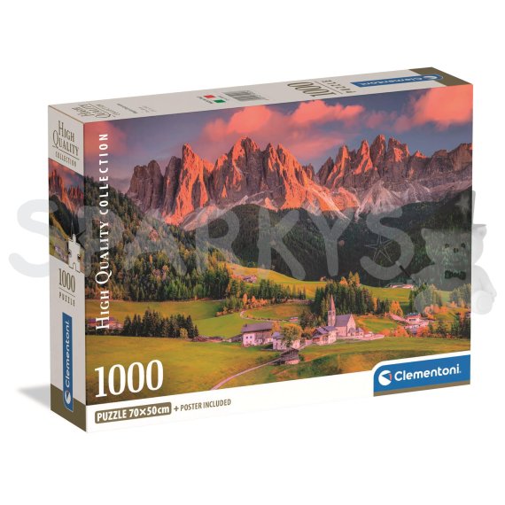 Clementoni - Puzzle 1000 Magické Dolomity                    