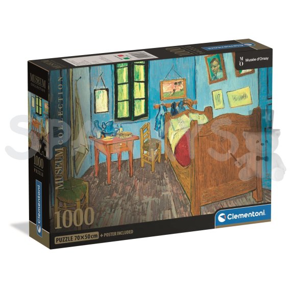 Clementoni - Puzzle 1000 Muzeum Ložnice v Arles                    