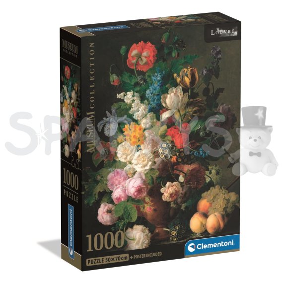 Clementoni - Puzzle 1000 Muzeum Mísa květin                    