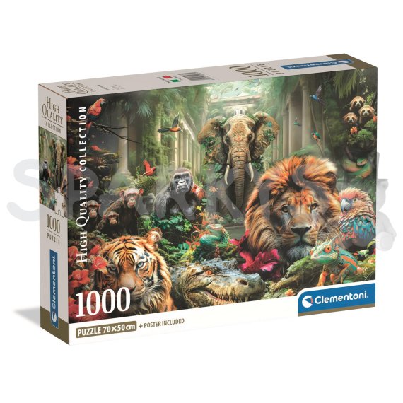 Clementoni - Puzzle 1000 Tajemná džungle                    