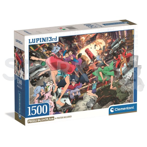 Clementoni - Puzzle 1500 Lupin III                    