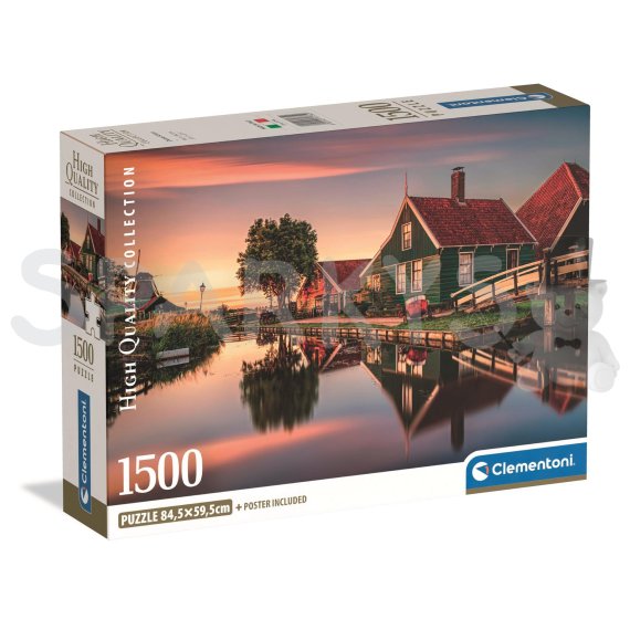 Clementoni - Puzzle 1500 Zaanse Schans                    
