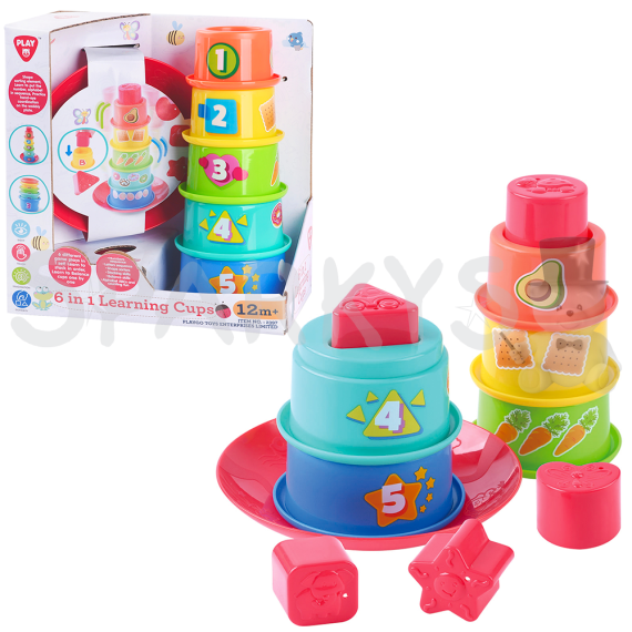PLAYGO - Skládací kelímky 6 v 1                    