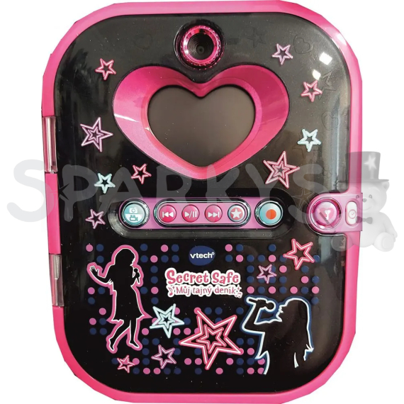 Vtech Kidi Secret Safe - Můj tajný deník černý CZ                    