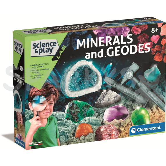 Clementoni - Dětská laboratoř Minerály a Geody                    