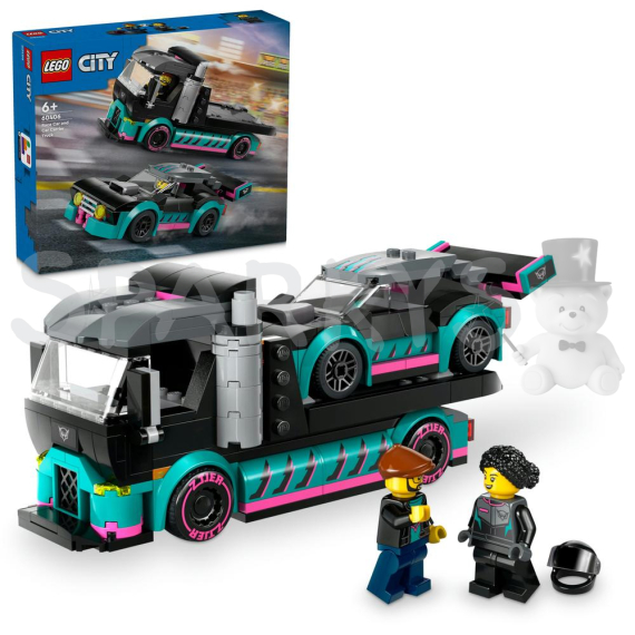 LEGO® City 60406 Kamión se závodním autem                    