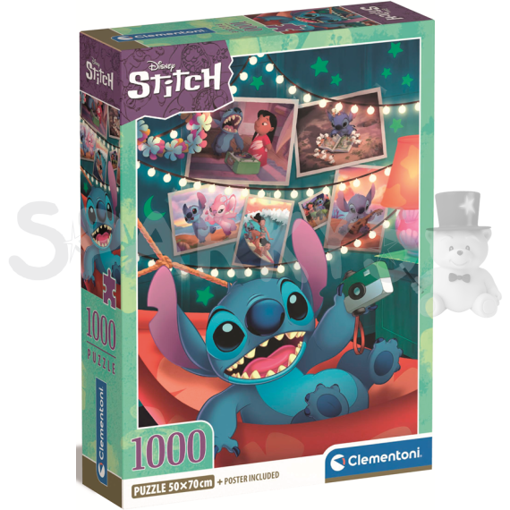 Clementoni - Puzzle 1000 Disney Stich                    