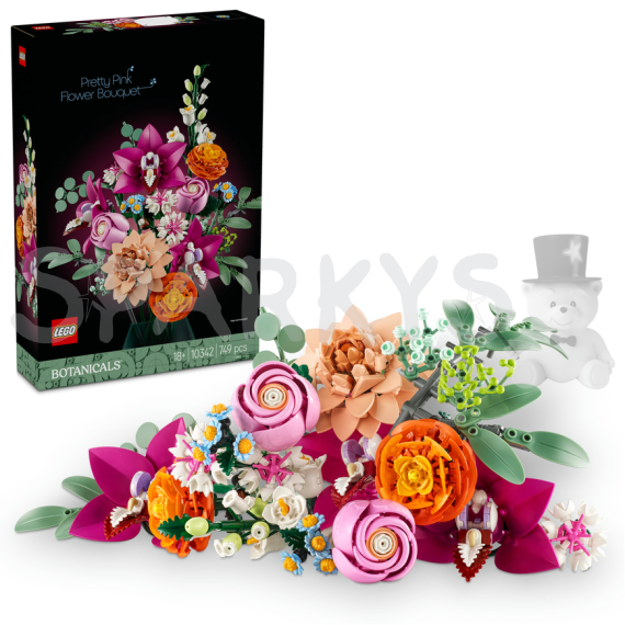 LEGO® Botanicals 10342 Krásná kytice růžových květin                    