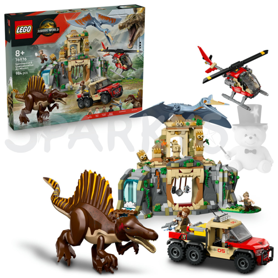 LEGO® Jurassic World 76976 Letecká mise se spinosaurem a quetzalcoatlem                    