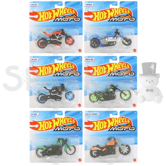 Hot Wheels motorka - 6 druhů                    
