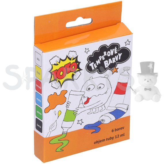 TOTO Temperové barvy kov 6ks - 12 ml                    