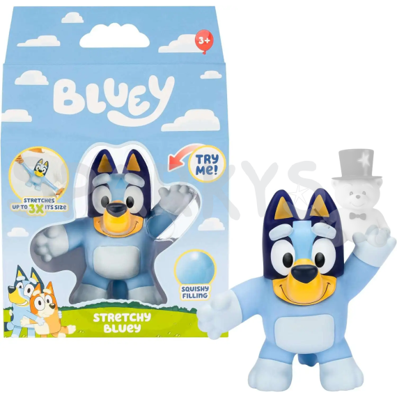 Bluey Stretchy Super pružná figurka Bluey                    