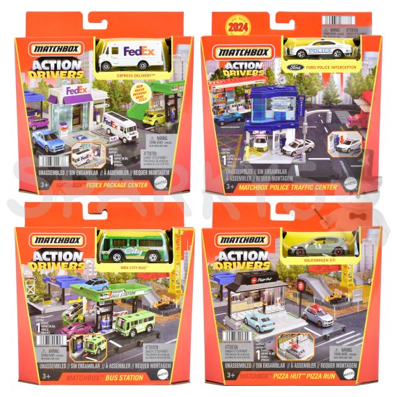 Matchbox herní set Action Drivers - více druhů                    