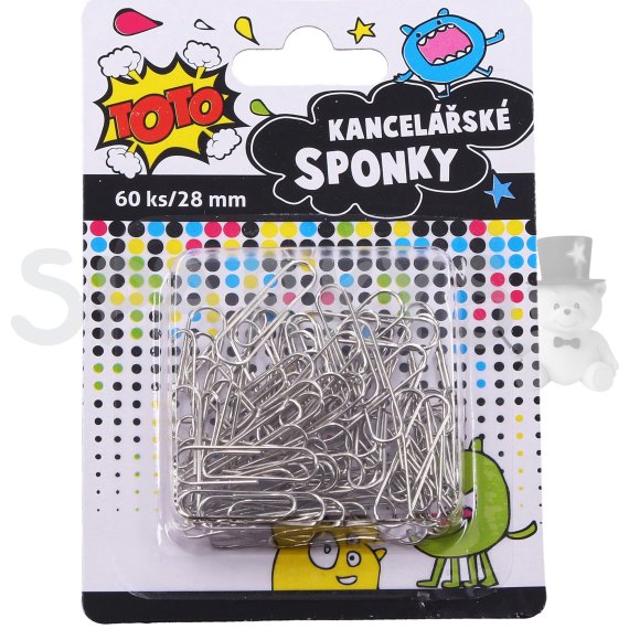 TOTO Sponka kancelářská 60 ks, 28 mm                    