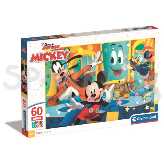 Clementoni - Puzzle 60 maxi Disney Mickey                    