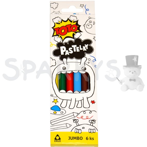Pastelky Jumbo ERGO TOTO 6 ks                    