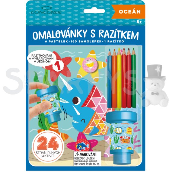 CONCORDE Omalovánky s razítkem Oceán                    