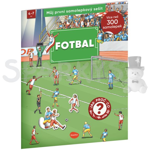 Ella&amp;Max Můj první samolepkový sešit – FOTBAL                    