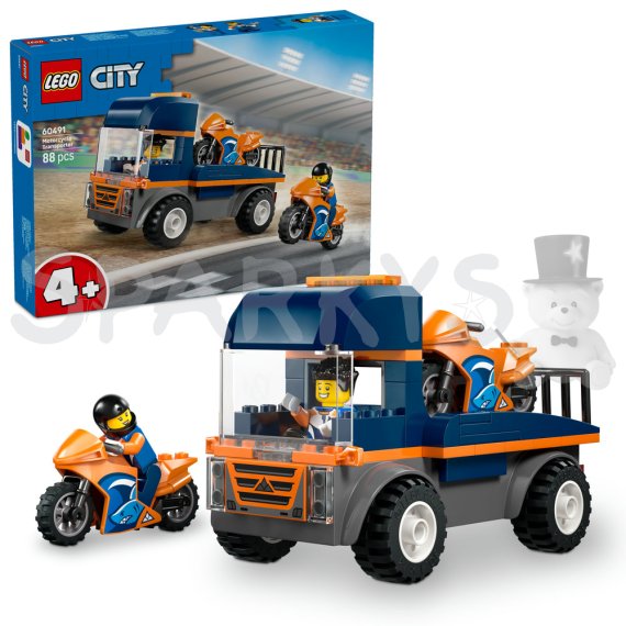 LEGO® City 60491 Kamion na přepravu motorek                    