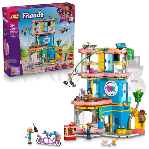 LEGO® Friends 42689 Klubovna pro kamarády v městečku Heartlake                    