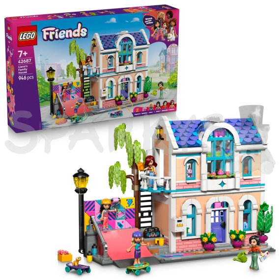 LEGO® Friends 42687 Liann a její rodinný dům                    