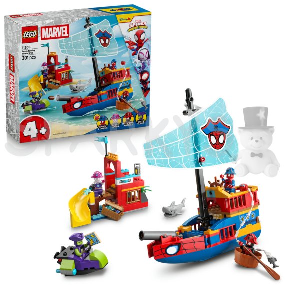 LEGO® Marvel 11208 Pirátská loď Spideyho týmu                    