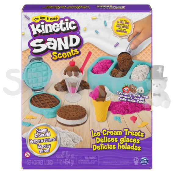 Kinetic Sand Voňavé Kopečkové Zmrzliny                    