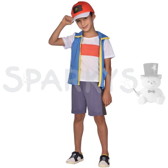 Dětský kostým Pokémon Ash 6-8 let                    