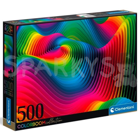 Clementoni - Puzzle Color Boom 500Vlny                    