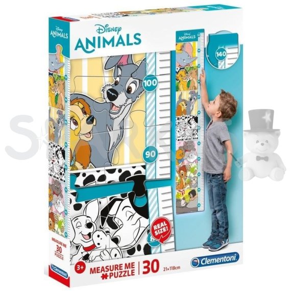 Clementoni - Puzzle Measure me 140 Disney animal                    