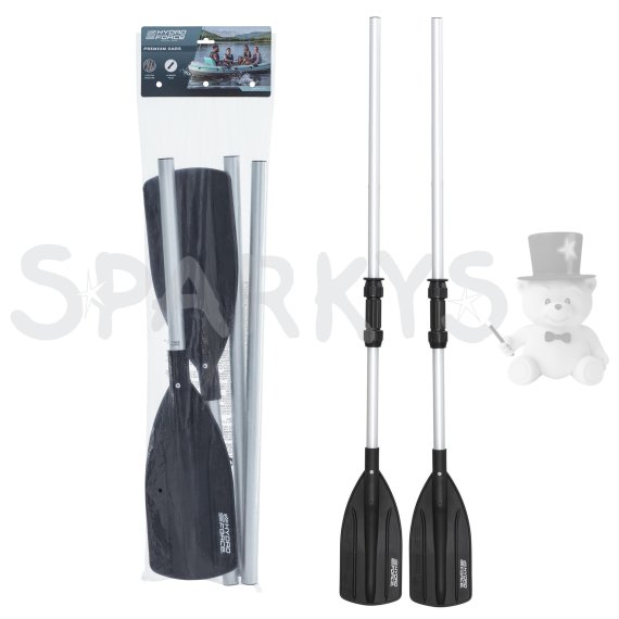 BESTWAY 62064 - Skládací hliníková vesla pro čluny a kajaky 2v1 (1,45 m / 2,18 m)                    