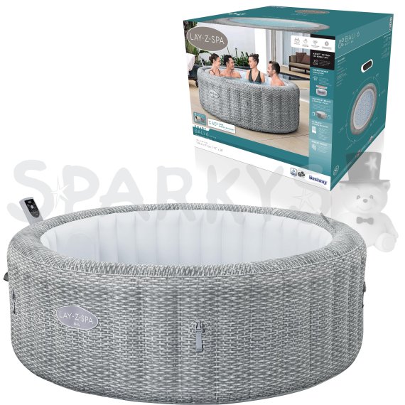 BESTWAY 6001N - Vířivka Lay-Z-Spa® Bali Smart AirJet (šedý ratan)                    