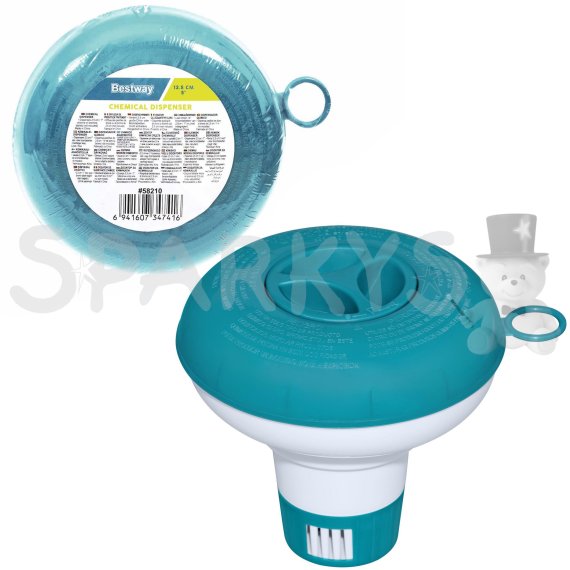 BESTWAY 58210 - Plovoucí dávkovač chemie 12,7 cm                    