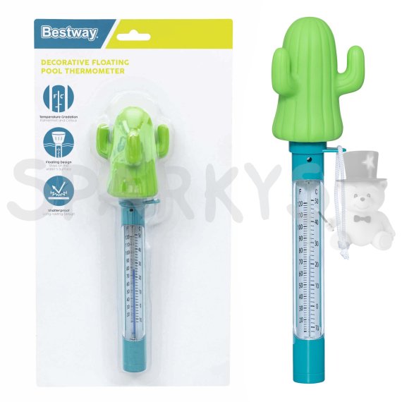 BESTWAY 58763 - Plovoucí teploměr KAKTUS                    