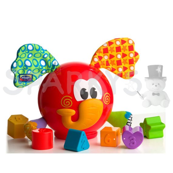PLAYGRO - Vkládací slon s tvary                    
