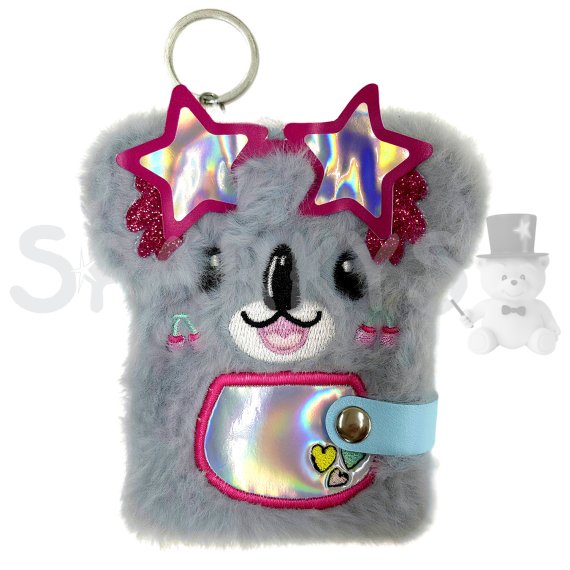 Mini plyšový zápisník A7 Koala                    