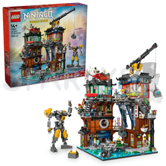 LEGO® NINJAGO® 71837 Dílny v NINJAGO® City                    