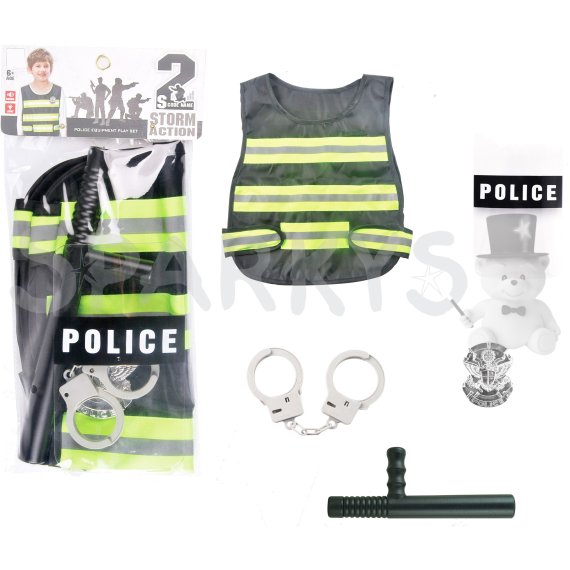 POLICIE - Policejní vesta s obuškem                    
