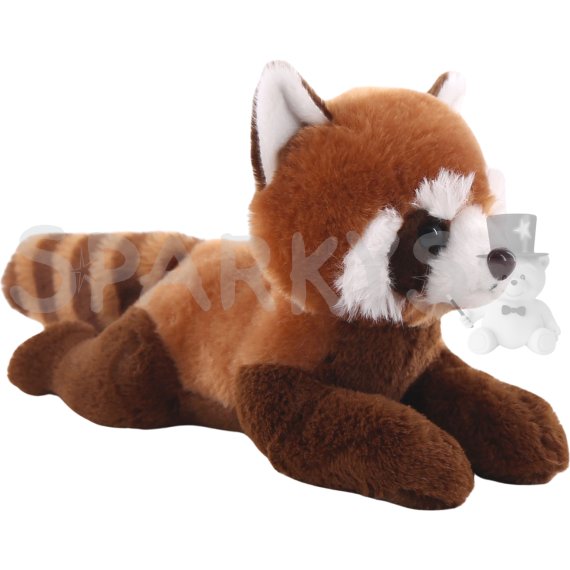 Panda červená ležící 26 cm                    